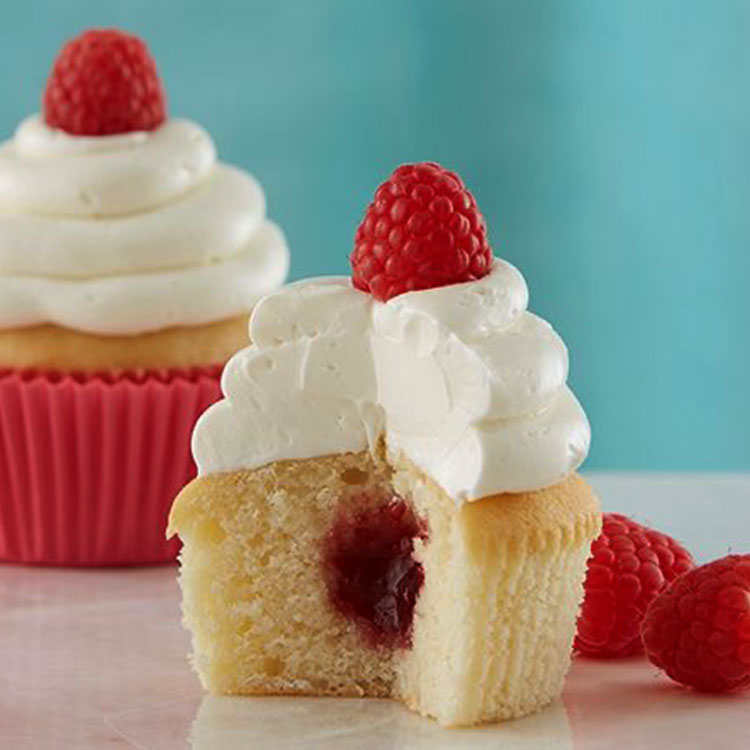 Raspberry-cupcake Raspberry cupcake
